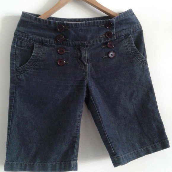 AMERICAN RAG Sailor Button Style pocketed (5) Walking shorts - Size 5 - Picture 4 of 8